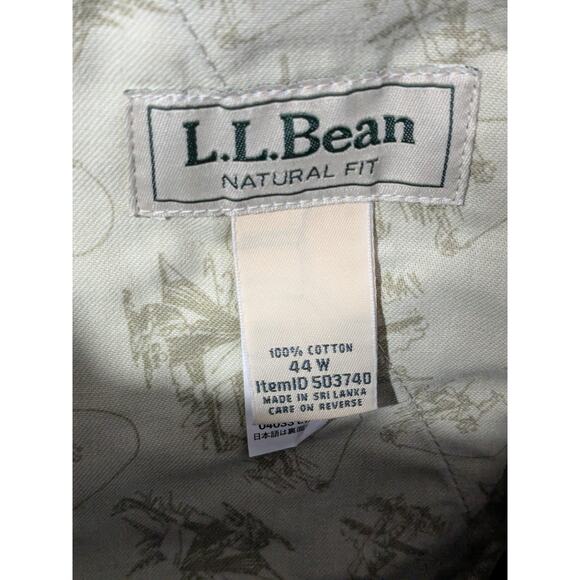 LL Bean Allagash Shorts Mens 44x10 Cotton Cargo Summer Everyday Pockets - Picture 7 of 9